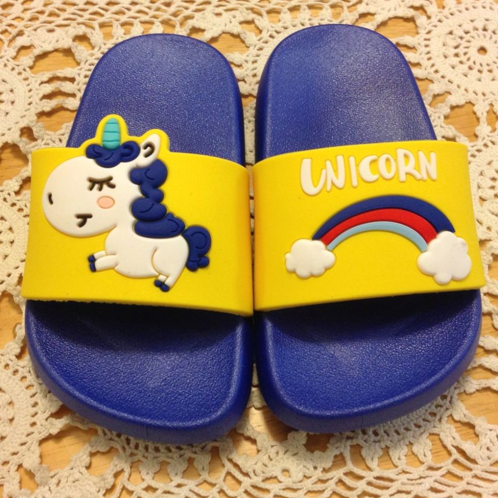 Adorable, New Unicorn Toddler slip ons